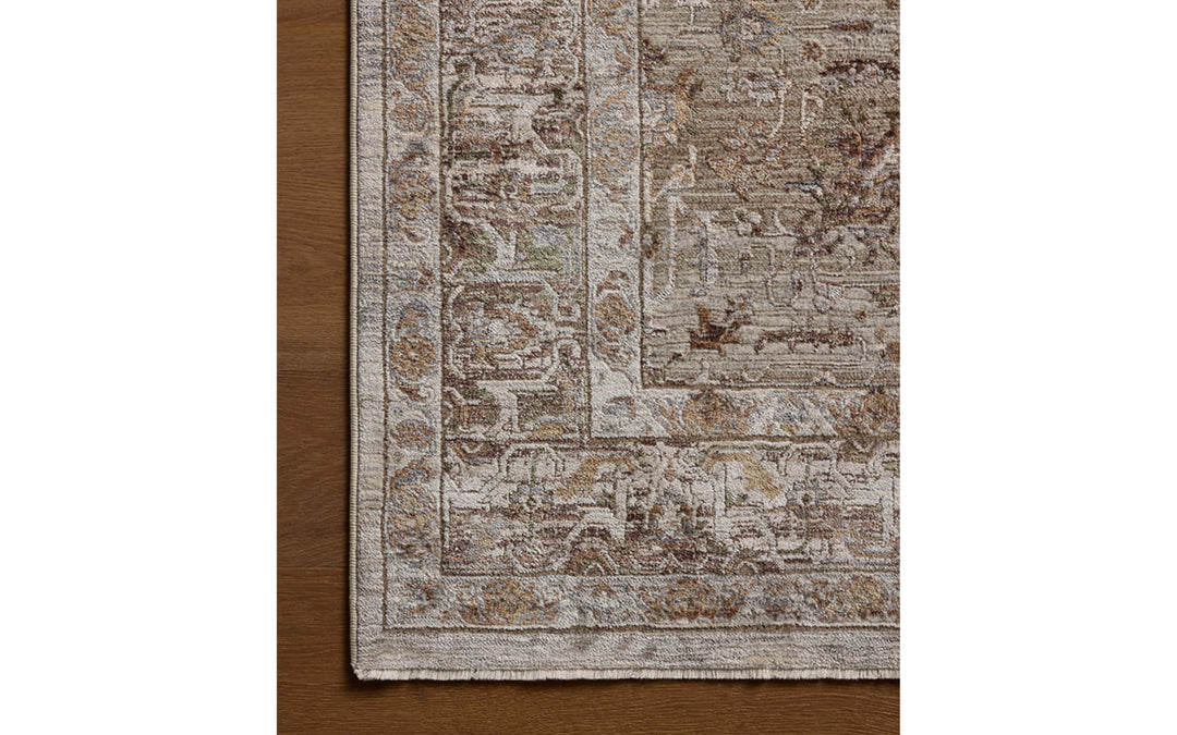 Loloi Aylin Collection Pebble & Multi 7.9 x 10 Area Rug
