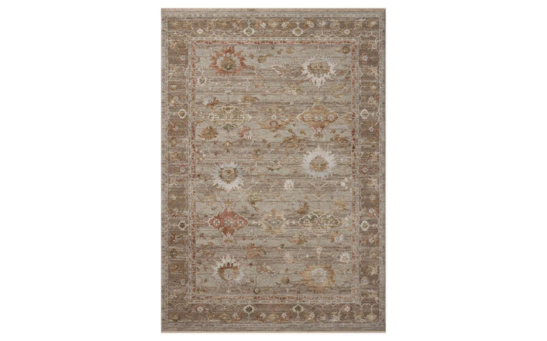 Loloi Aylin Collection Pebble & Sunrise 7.9 x 10 Area Rug