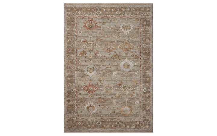 Loloi Aylin Collection Pebble & Sunrise 7.9 x 10 Area Rug