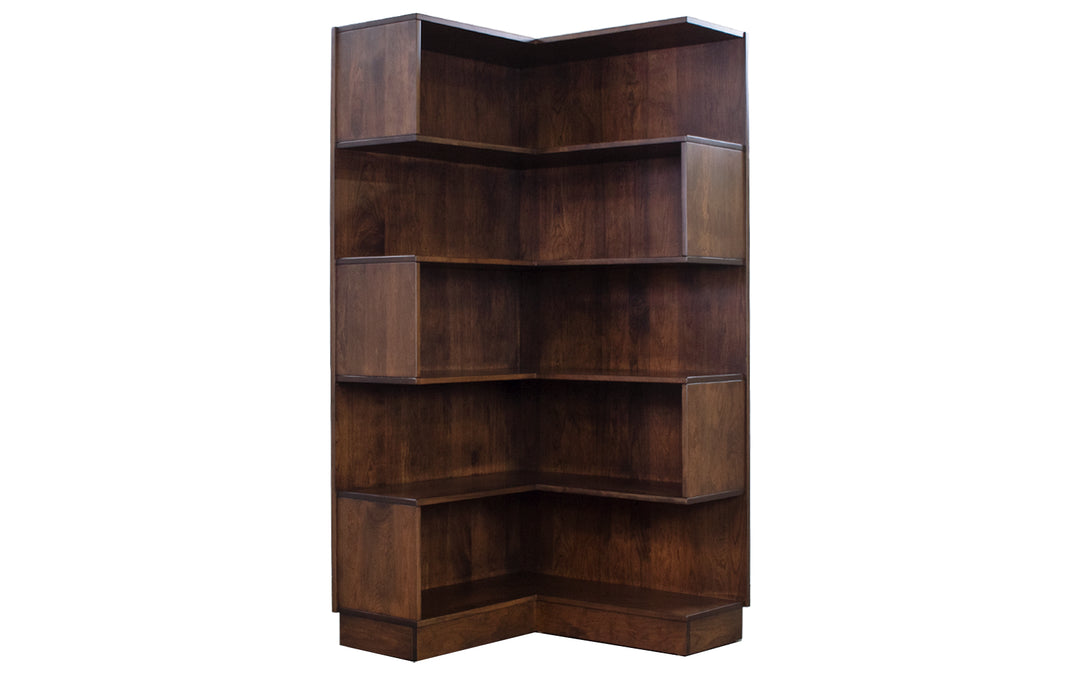 Sap Cherry Benning Corner Bookcase