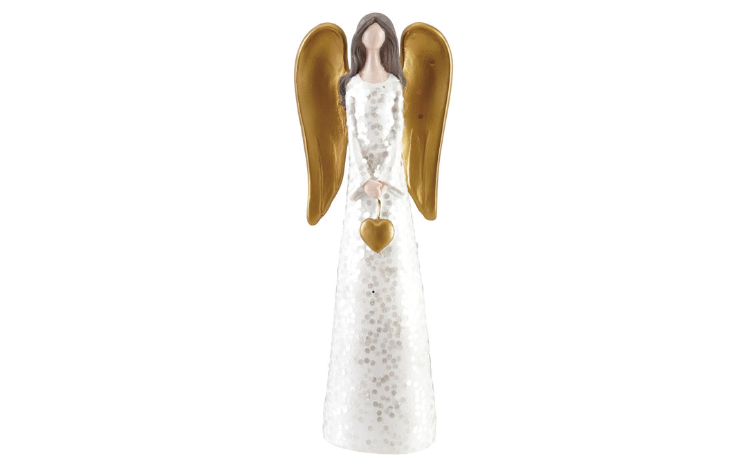Angel with Heart & Glitter