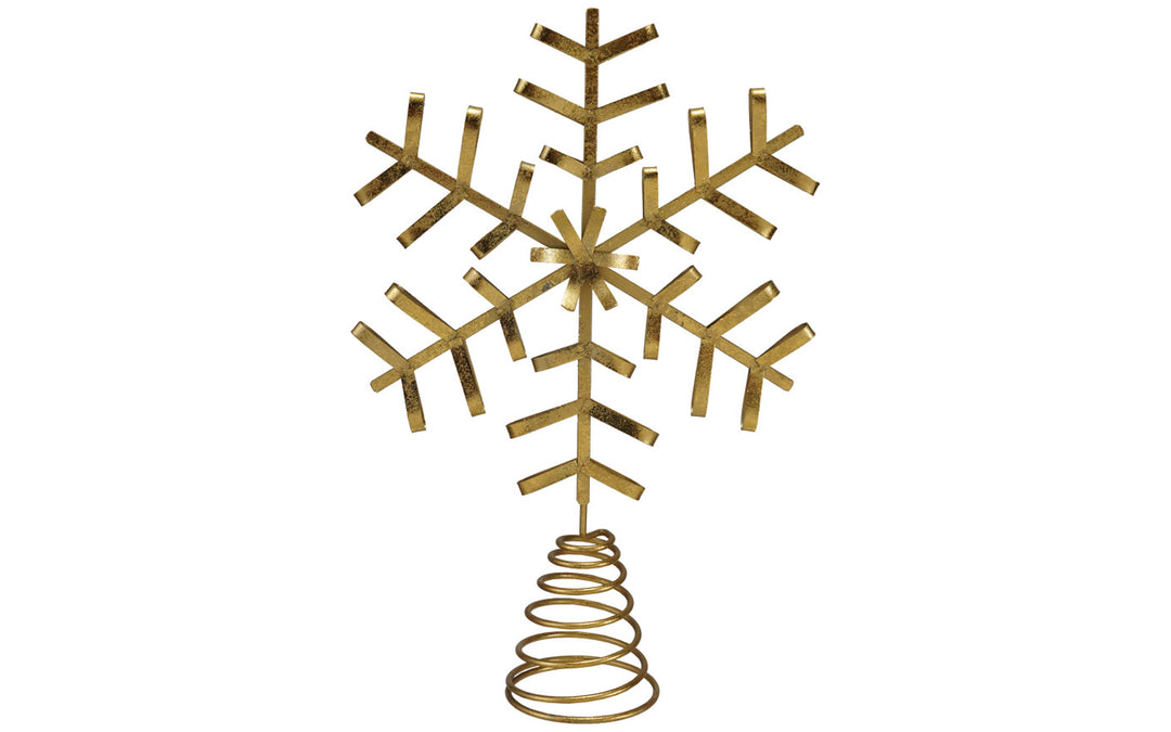 Snowflake Tree Topper - Metal