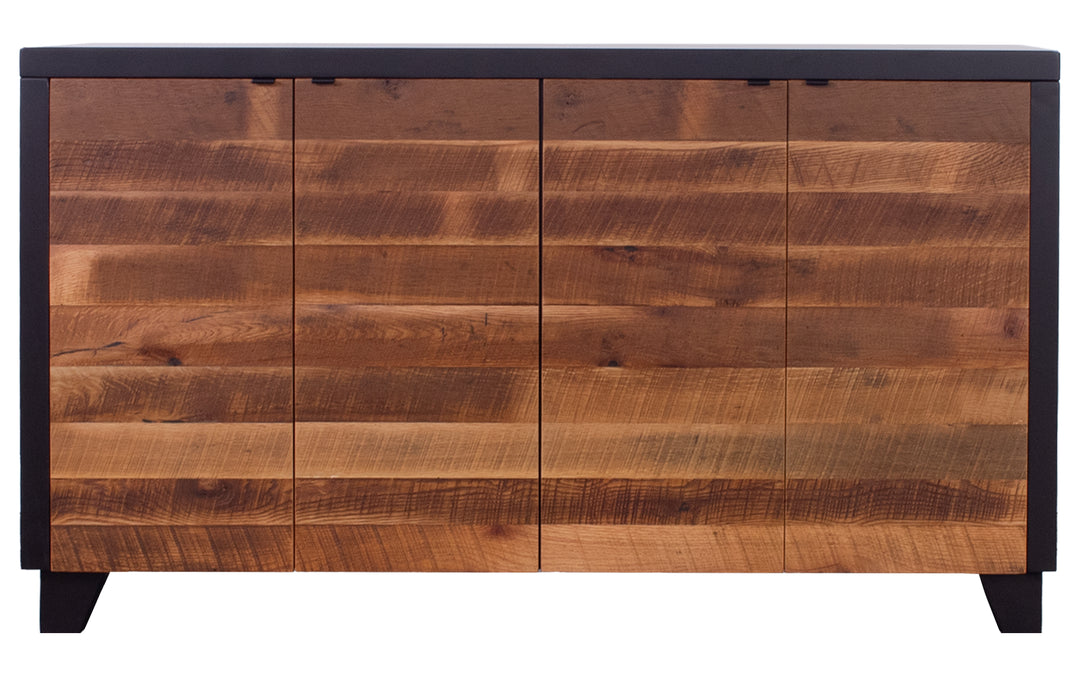 Brown Maple & Reclaimed Entry Cabinet