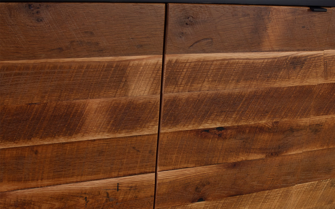 Brown Maple & Reclaimed Entry Cabinet