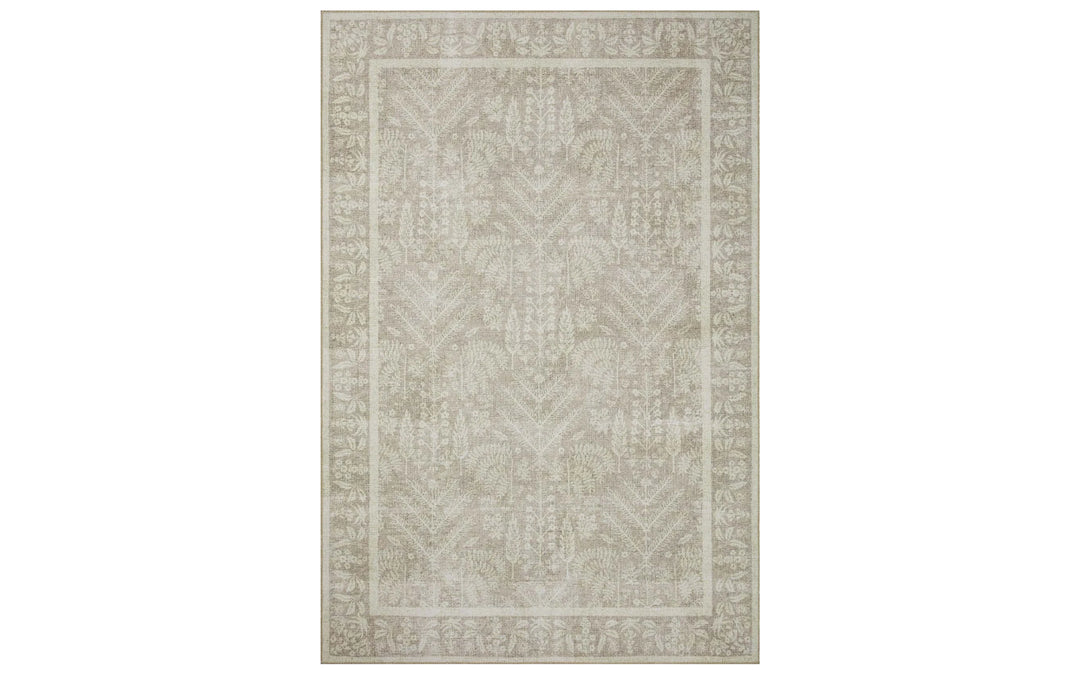 Rifle Paper Co. x Loloi Maison Collection Bough Natural 7.6 x 9.6 Area Rug