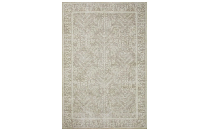 Rifle Paper Co. x Loloi Maison Collection Bough Natural 7.6 x 9.6 Area Rug