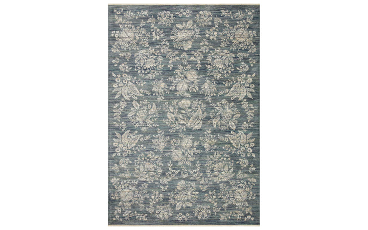 Rifle Paper Co. x Loloi Provence Collection Therese Indigo 7.10 x 10 Area Rug