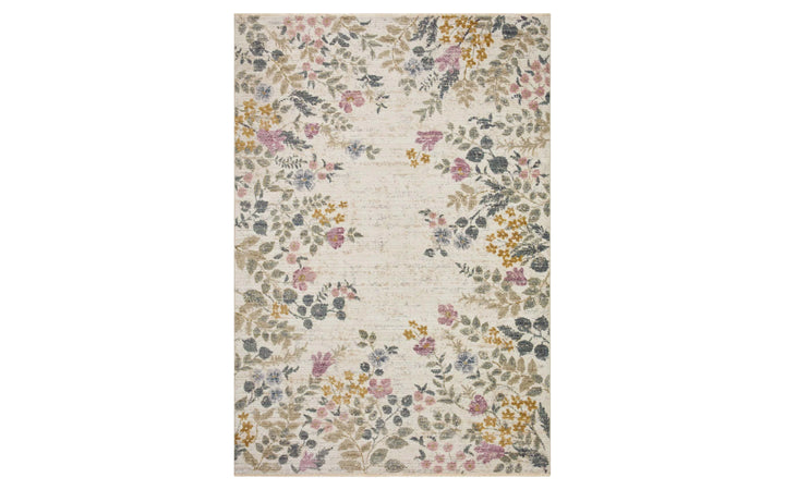 Rifle Paper Co. x Loloi Provence Collection Abbey Ivory 7.10 x 10 Area Rug