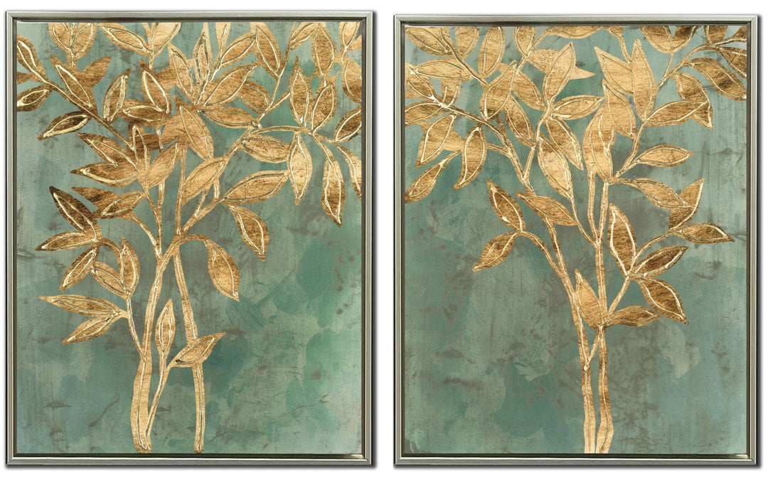 Gold Leaf Bough I & II
