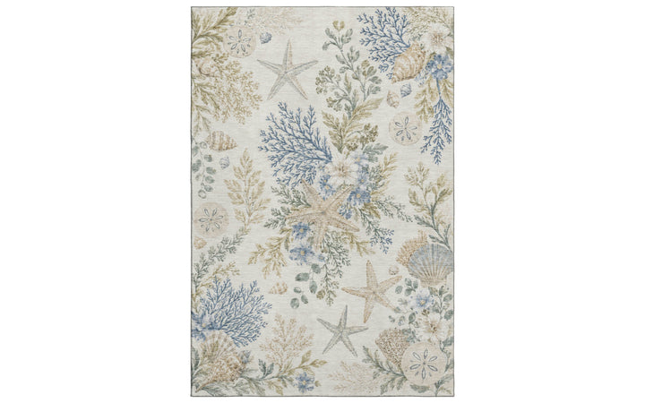 Dalyn Bluewater Collection Ivory 6.6 x 9.6 Area Rug