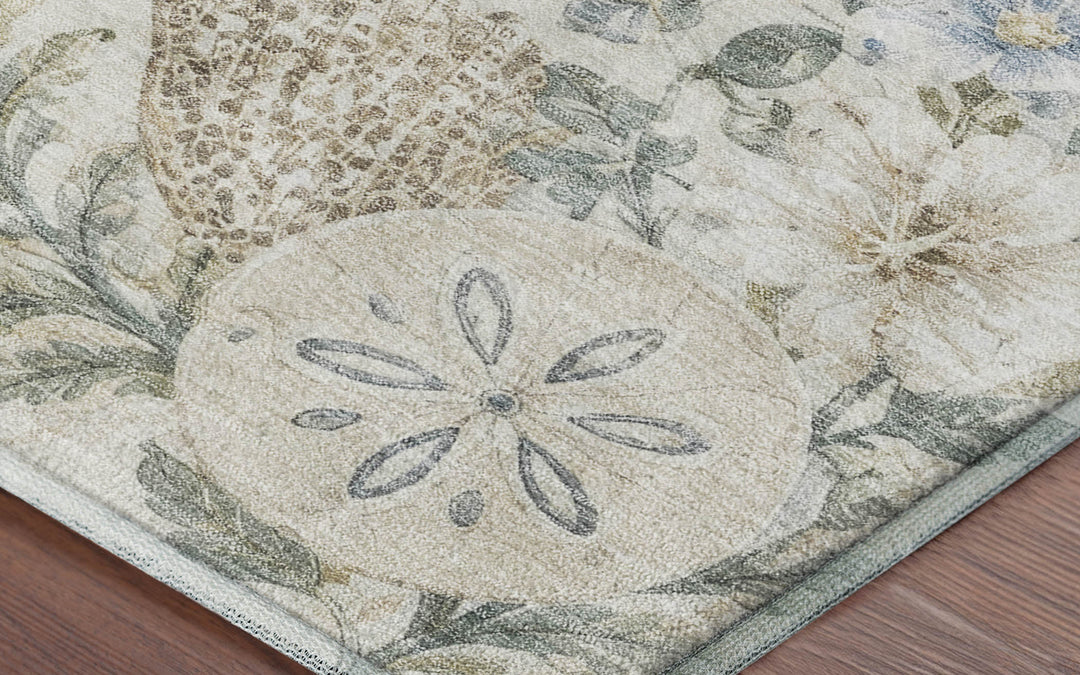 Dalyn Bluewater Collection Ivory 6.6 x 9.6 Area Rug
