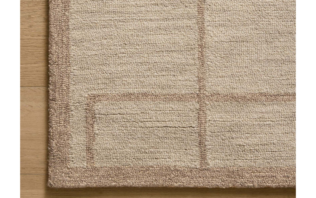Jeremiah Brent X Loloi Barrow Collection Beige & Taupe 7.9 X 9.9 Area Rug