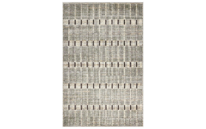 Jeremiah Brent X Loloi Bleeker Collection Sage & Granite 7.10 X 10 Area Rug