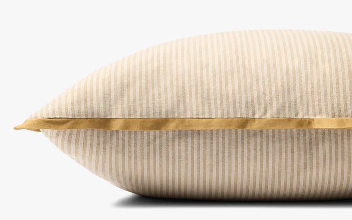 Jeremiah Brent X Loloi Sullivan Natural & Gold Down Pillow
