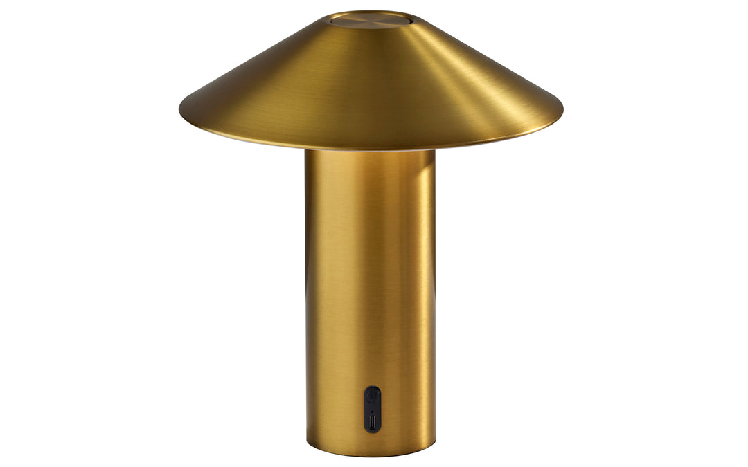 Pina Antique Brass Indoor/Outdoor Table Lamp