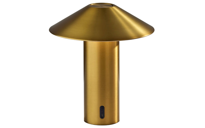 Pina Antique Brass Indoor/Outdoor Table Lamp