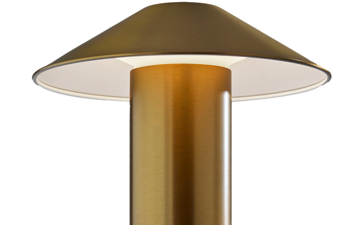 Pina Antique Brass Indoor/Outdoor Table Lamp