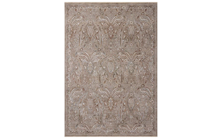 Loloi Aylin Collection Mushroom & Earth 7.9 X 10 Area Rug