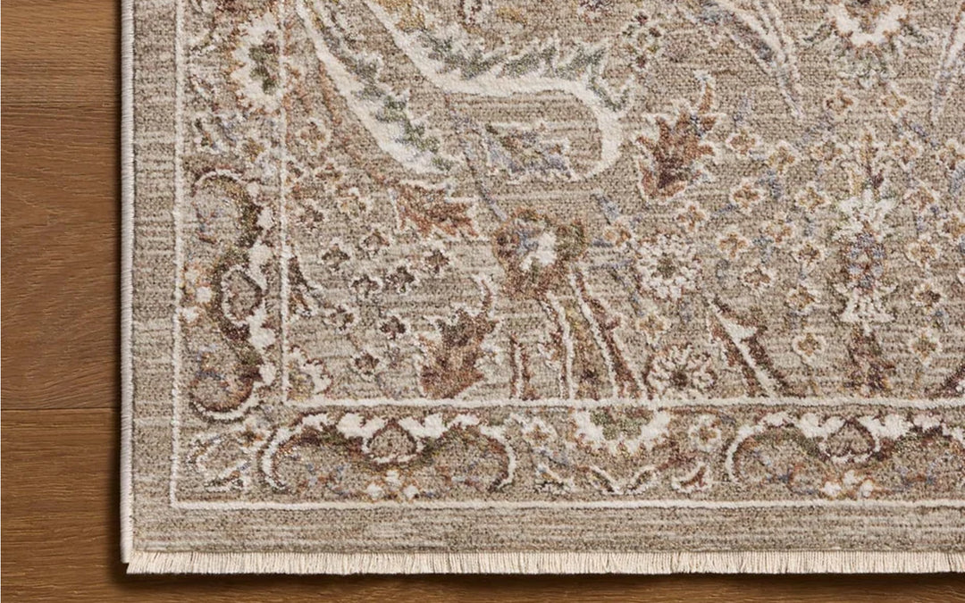 Loloi Aylin Collection Mushroom & Earth 7.9 X 10 Area Rug