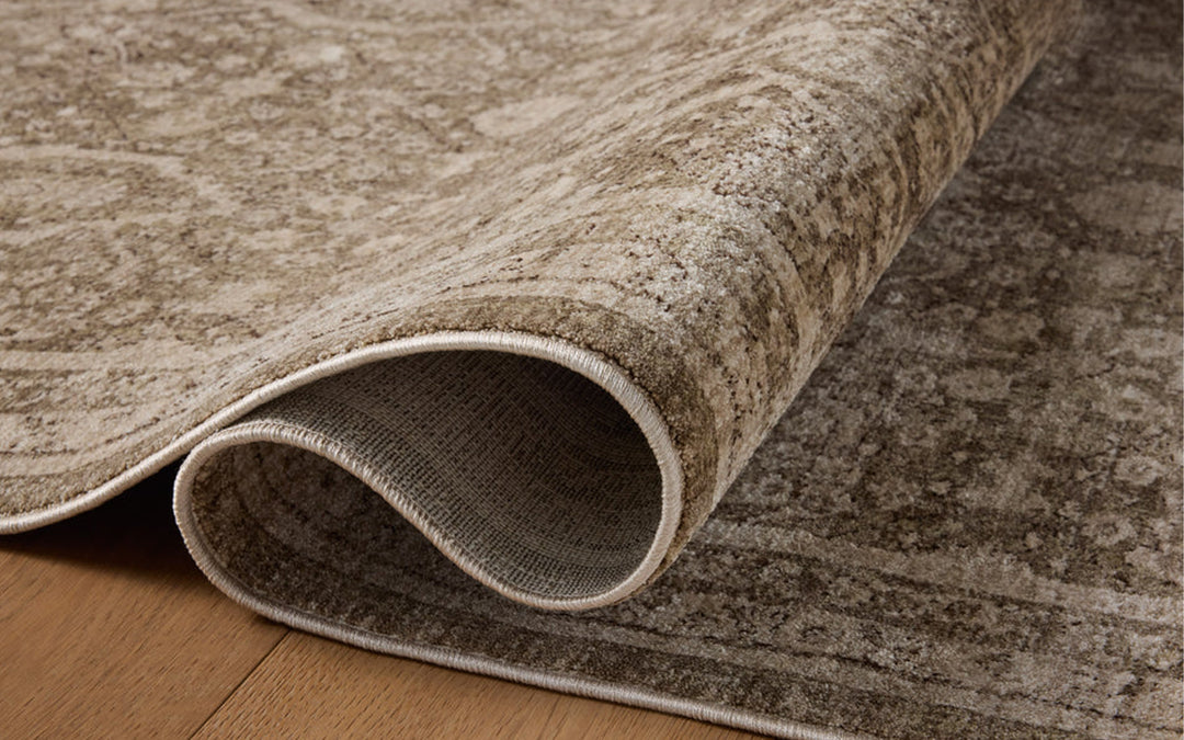 Loloi Ethal Collection Olive & Natural 7.9 x 10 Area Rug