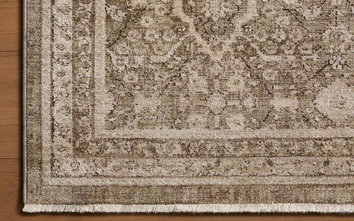 Loloi Ethal Collection Olive & Natural 7.9 x 10 Area Rug