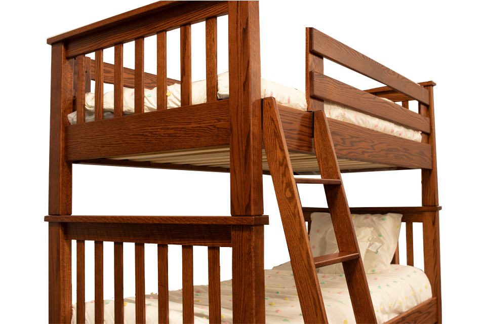 Red Oak Bunk Beds