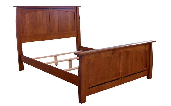 Rustic Quartersawn Oak King Bed