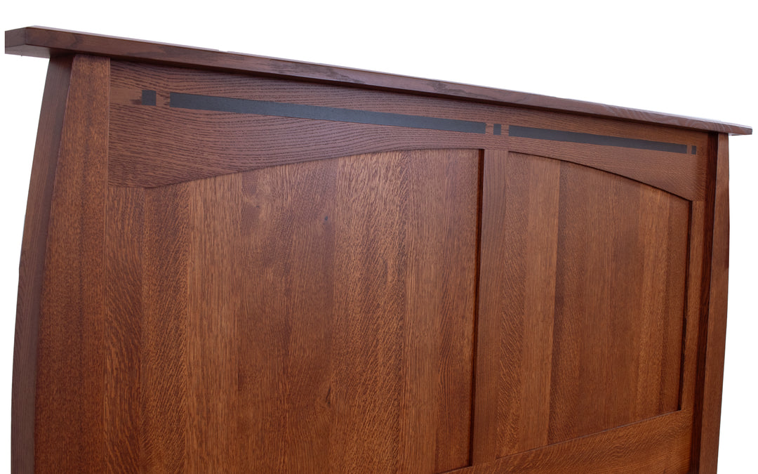 Rustic Quartersawn Oak King Bed