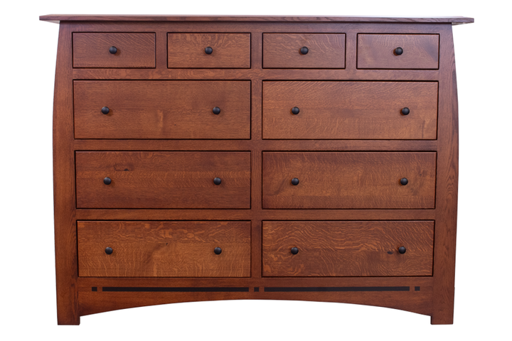 Rustic Quartersawn White Oak High Dresser