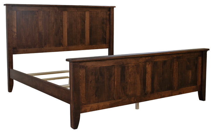 Brown Maple Queen Bed