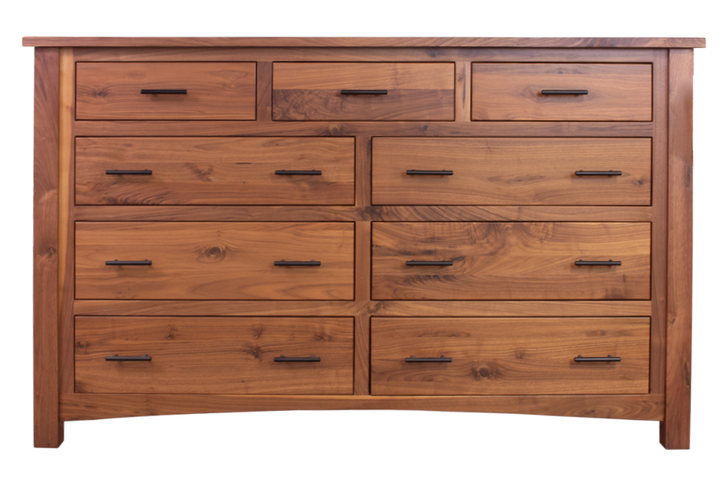 Rustic Walnut Dresser