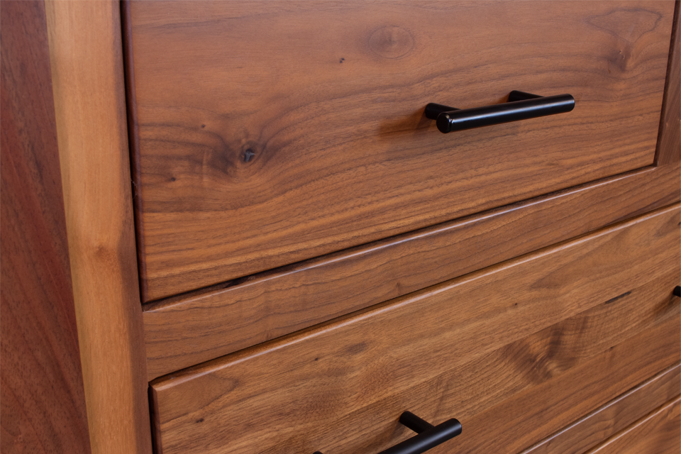 Rustic Walnut Dresser