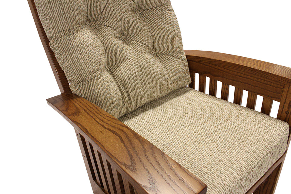 Oak Swivel Glider