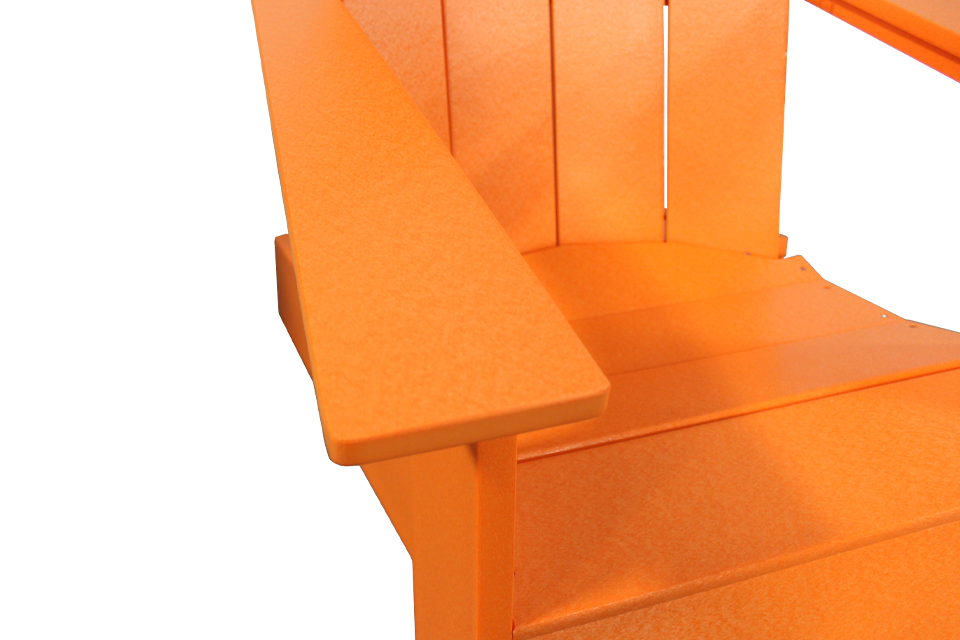 Outdoor Adirondack Chair- Bright Orange