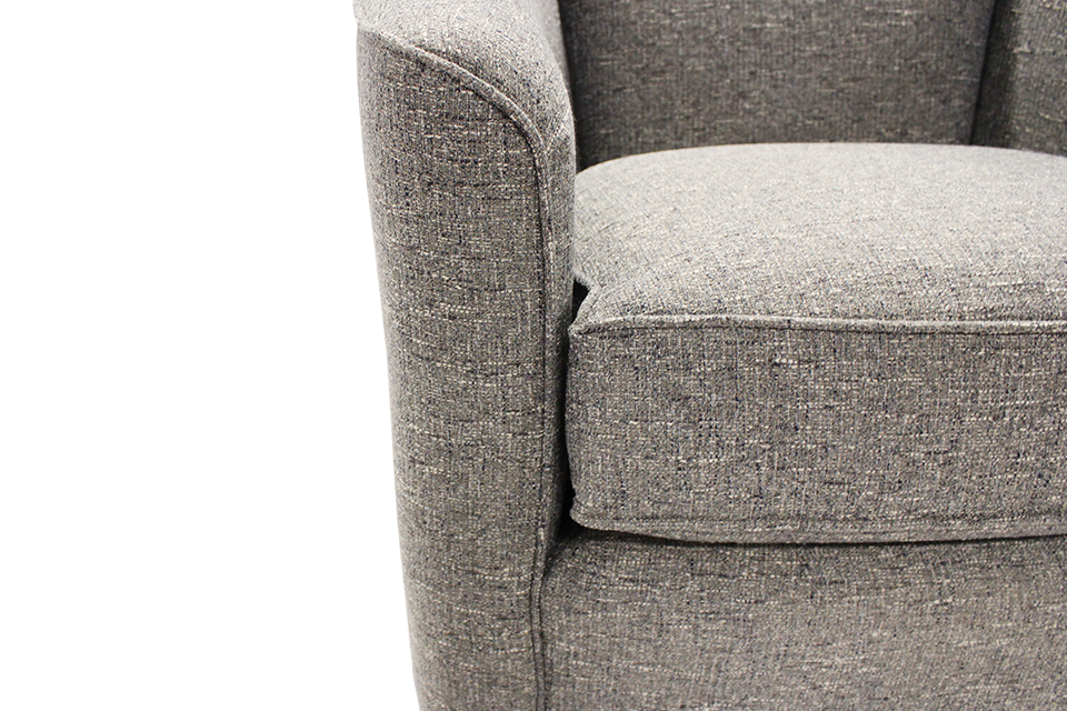 Smith Brothers Upholstered Swivel Glider