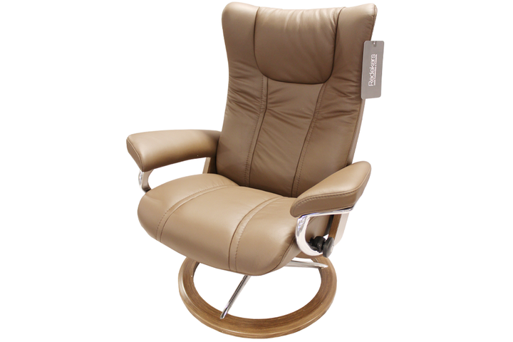 Ekornes Stressless Wing Chair And Ottoman