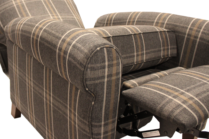 Smith Brothers Upholstered Pushback Recliner