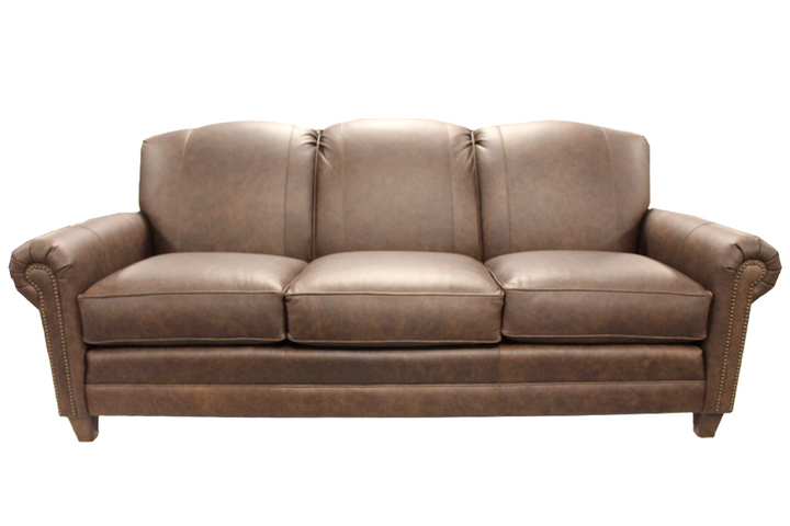 Smith Brothers Leather Sofa