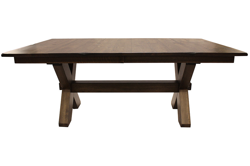 Rustic White Oak Dining Table