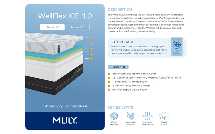 MLILY WellFlex Ice 1.0 Firmer