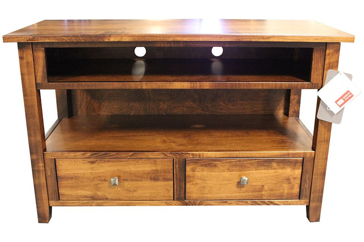 Brown Maple Media Console