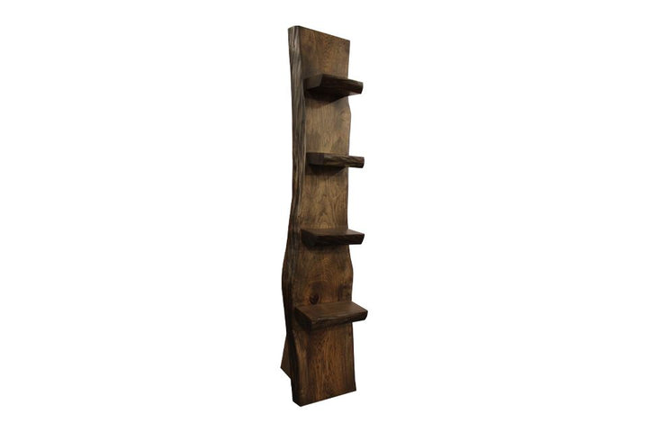 Live Edge Hickory Bookshelf