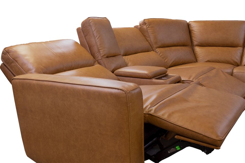 Kuka Leather Sectional