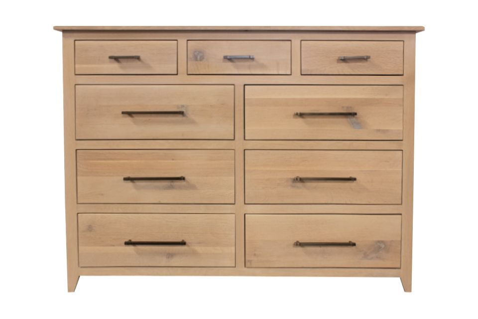 Rustic Quartersawn White Oak Tall Dresser – Redekers