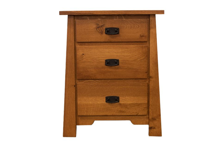 Rustic Quartersawn White Oak Nightstand