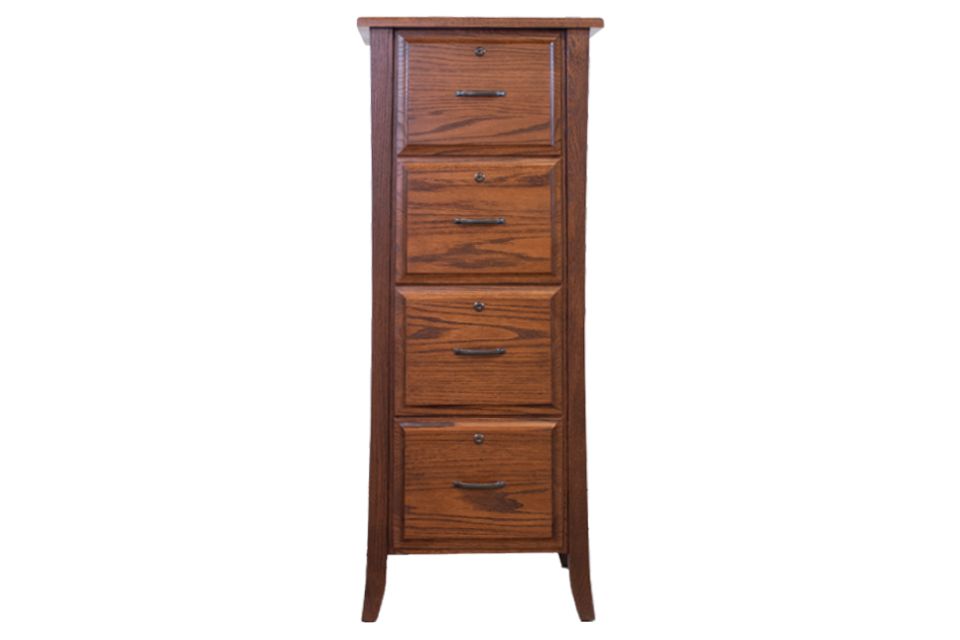 Oak File Cabinet