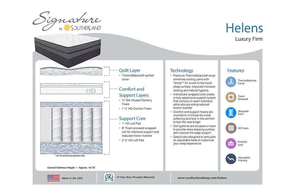 Southerland Helens Luxury Firm Mattress