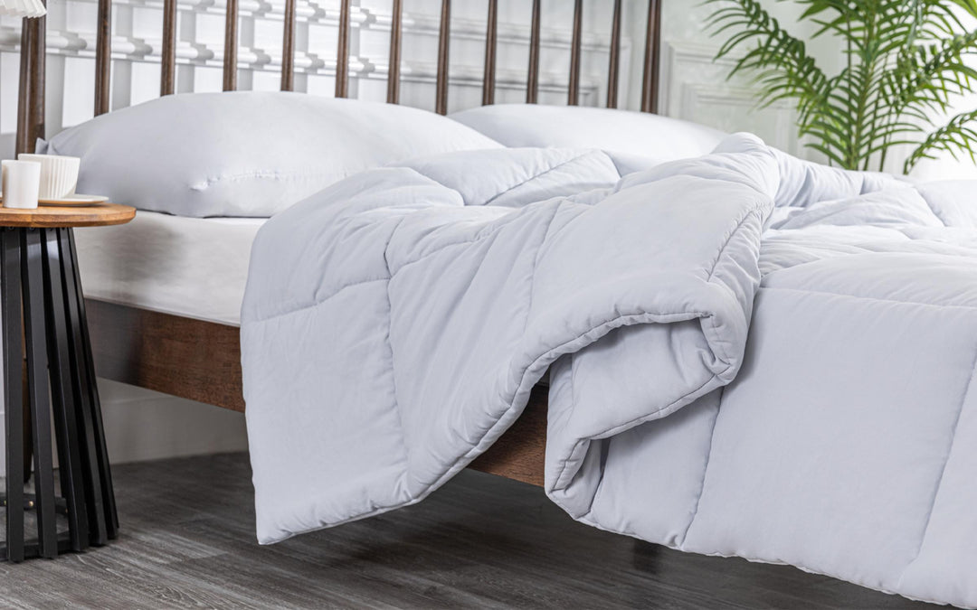 MLILY Soft Washed Down Alternative Comforter - Light Gray