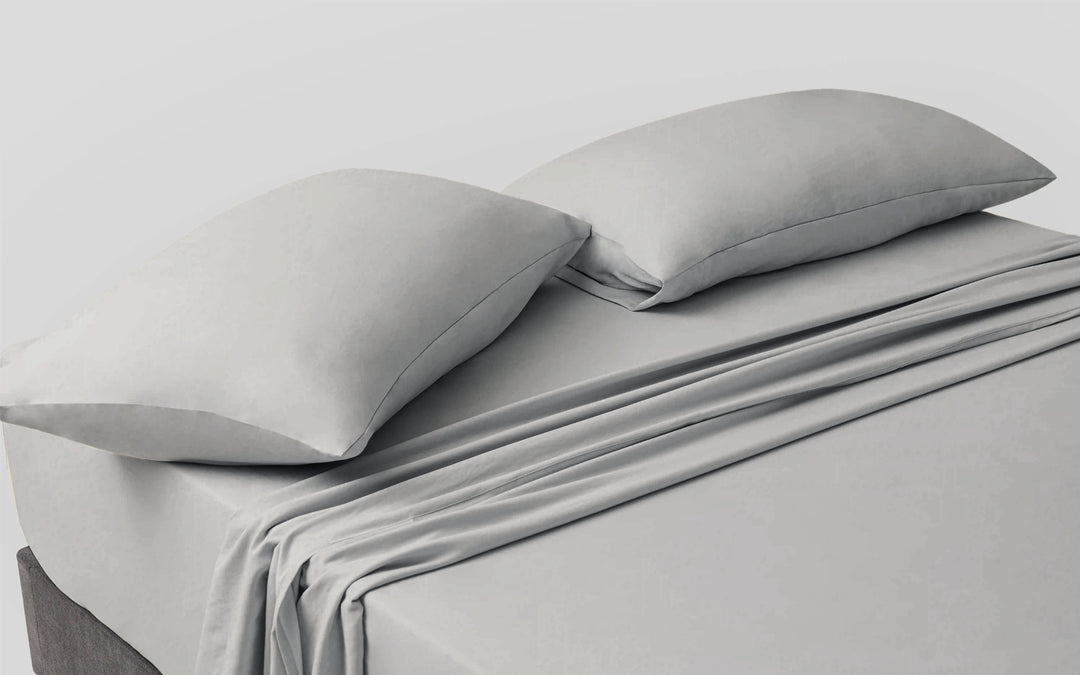 MLILY Soft Washed Sheet - Light Gray