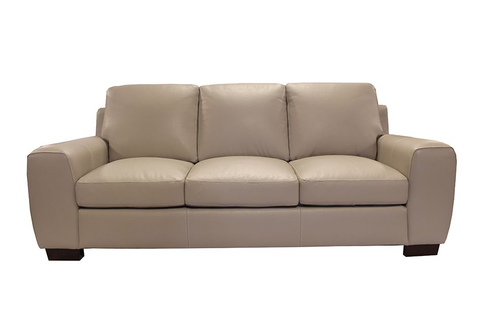 Leather Living Havana Silver Grey Sofa : 6034 : Redekers Furniture